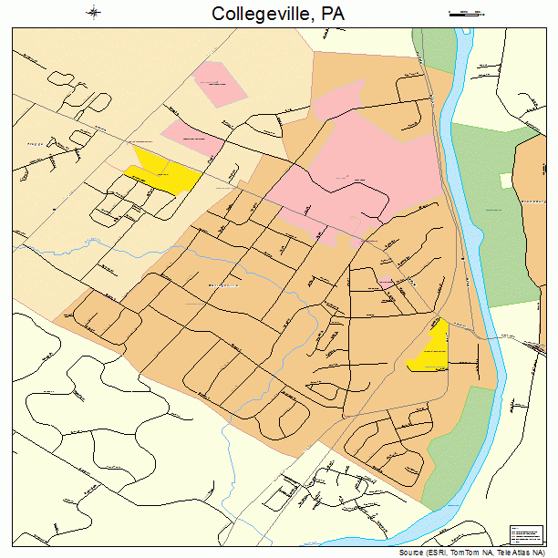 Collegeville, PA street map