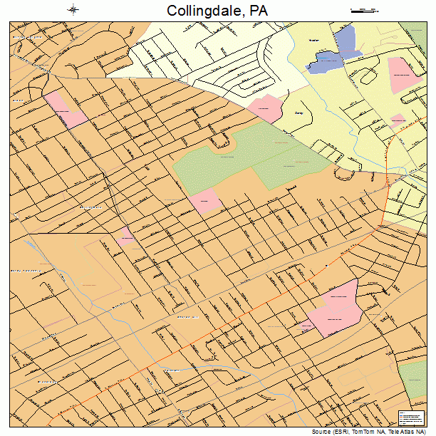 Collingdale, PA street map