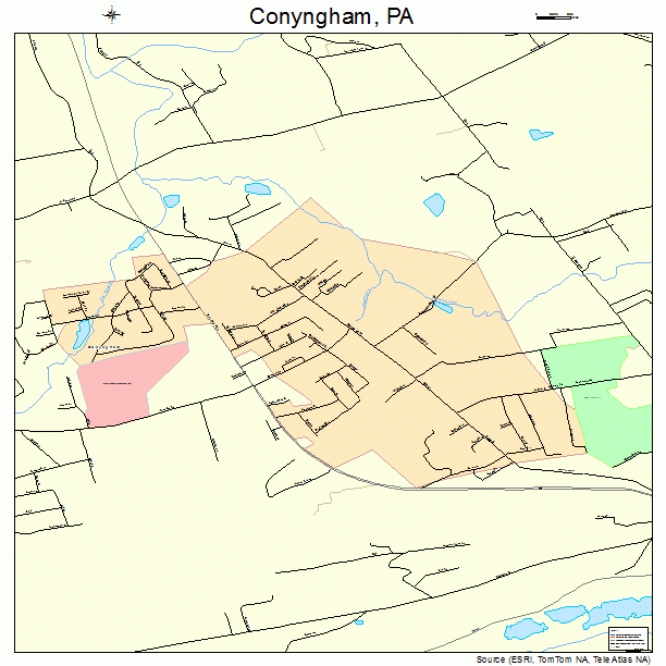 Conyngham, PA street map