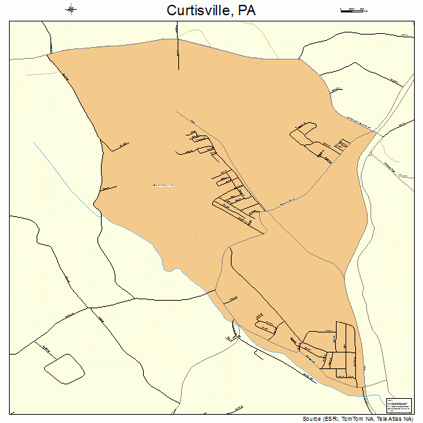 Curtisville, PA street map