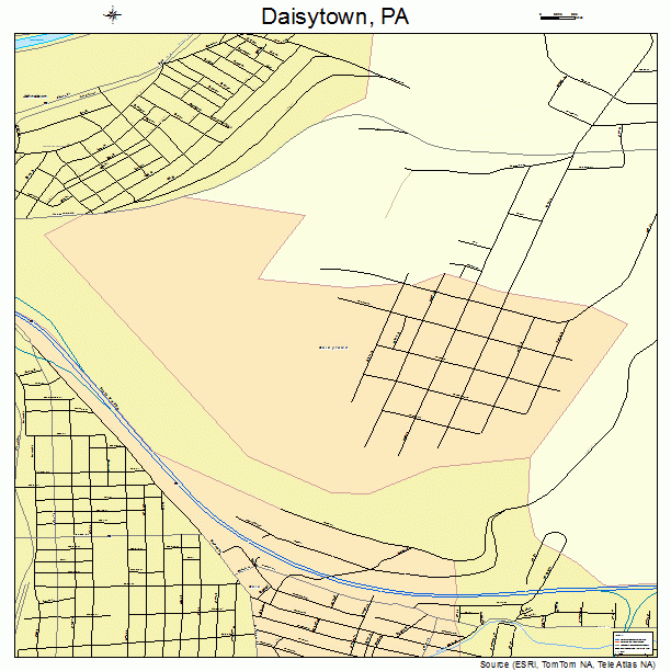 Daisytown, PA street map