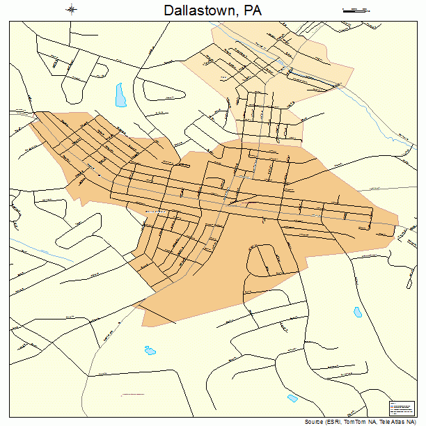 Dallastown, PA street map