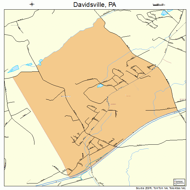 Davidsville, PA street map