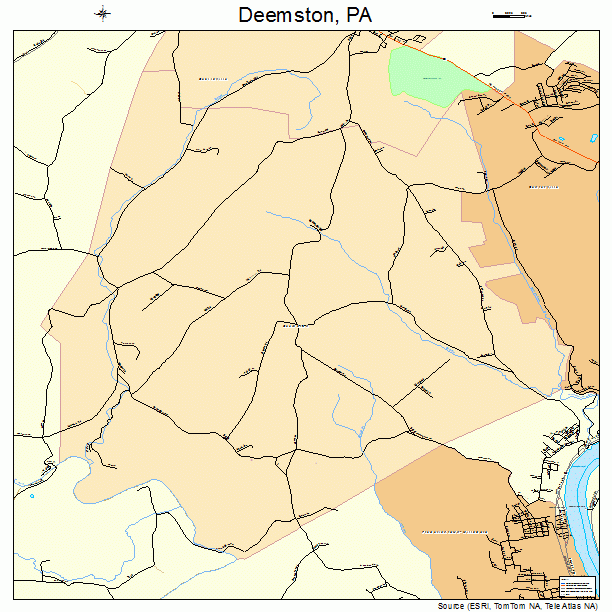 Deemston, PA street map