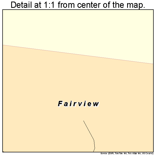 Fairview, Pennsylvania road map detail