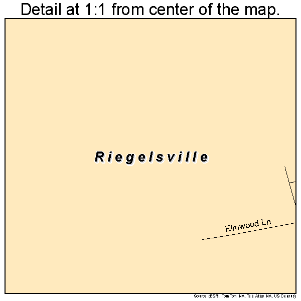 Riegelsville, Pennsylvania road map detail