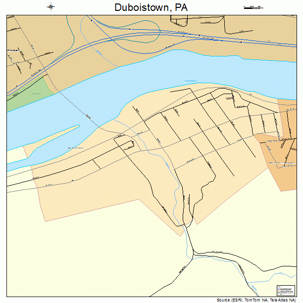 Duboistown, PA street map