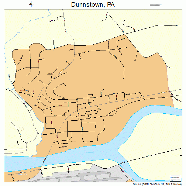 Dunnstown, PA street map