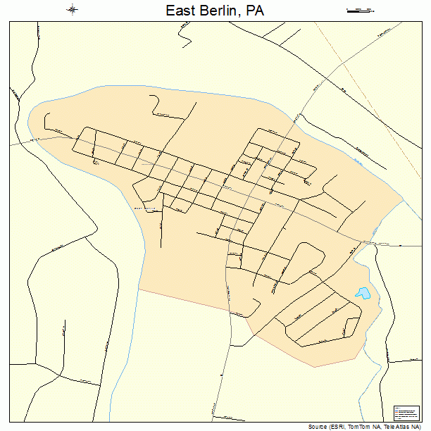 East Berlin, PA street map