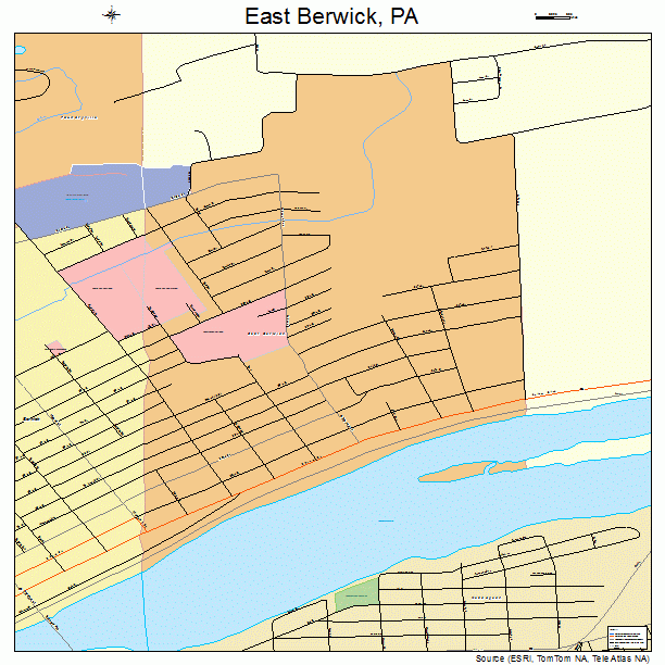 East Berwick, PA street map