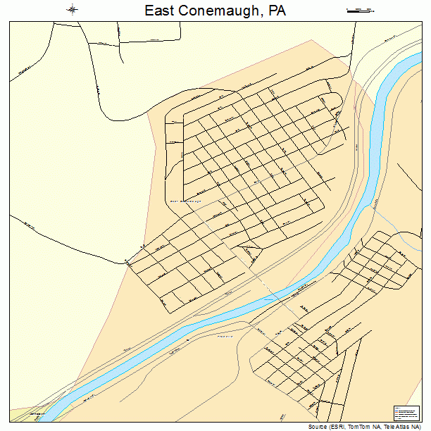 East Conemaugh, PA street map