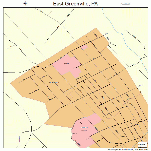 East Greenville, PA street map