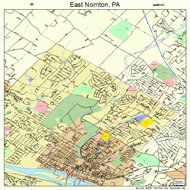 East Norriton, PA street map