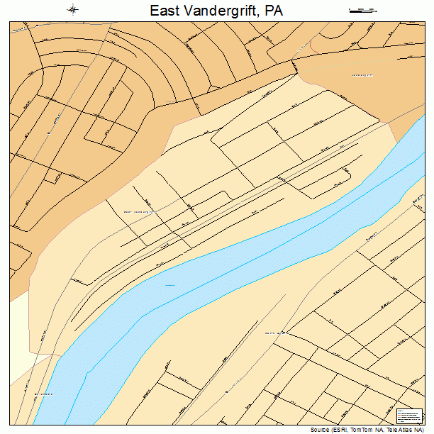 East Vandergrift, PA street map