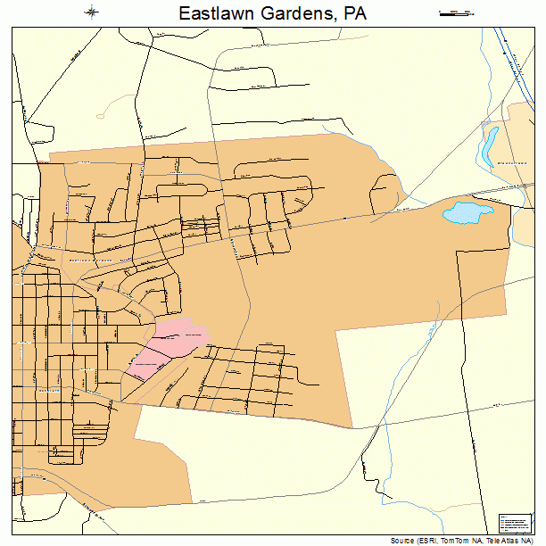 Eastlawn Gardens, PA street map