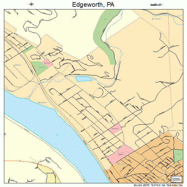 Edgeworth, PA street map