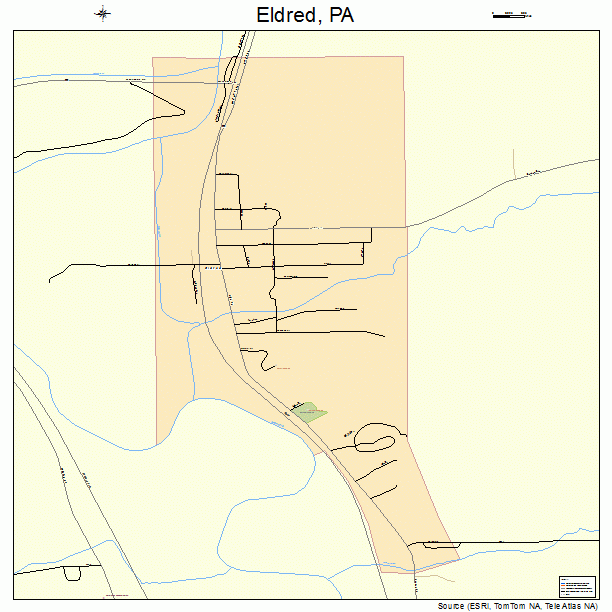 Eldred, PA street map