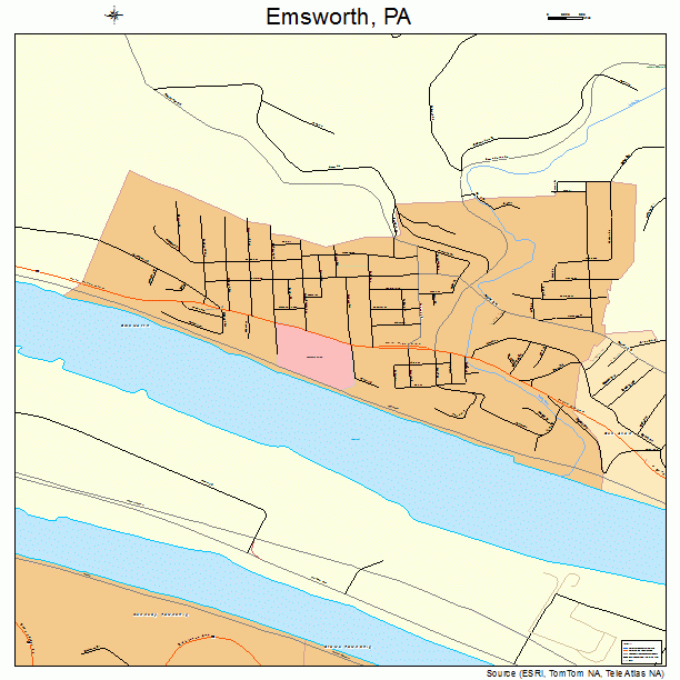 Emsworth, PA street map