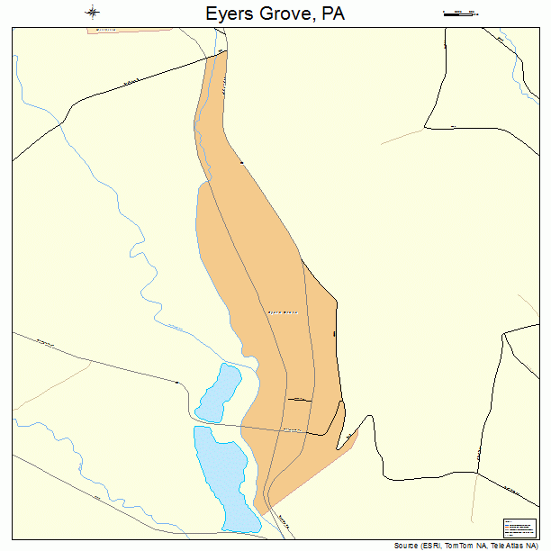 Eyers Grove, PA street map