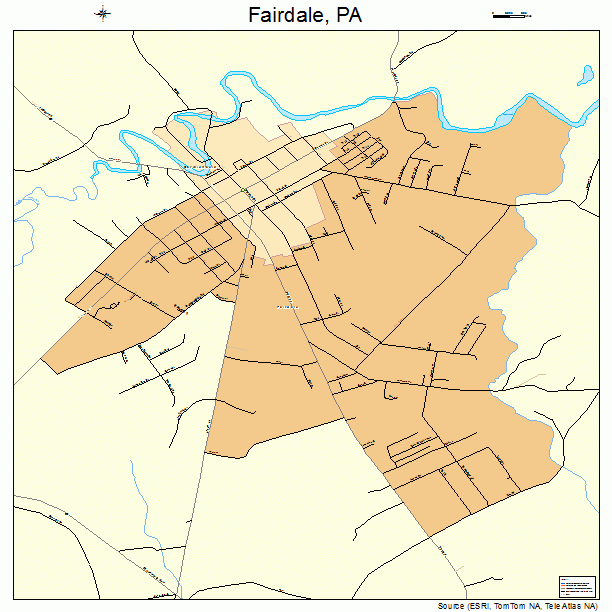 Fairdale, PA street map