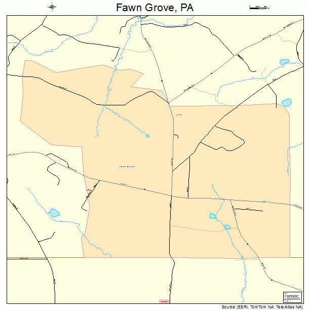 Fawn Grove, PA street map