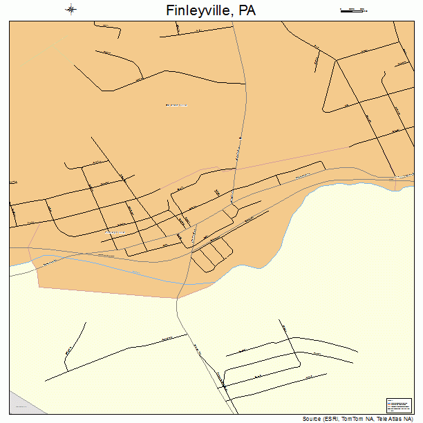 Finleyville, PA street map