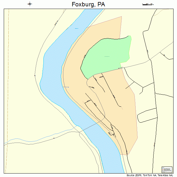 Foxburg, PA street map