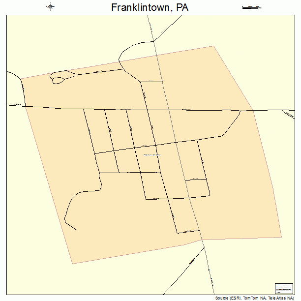 Franklintown, PA street map