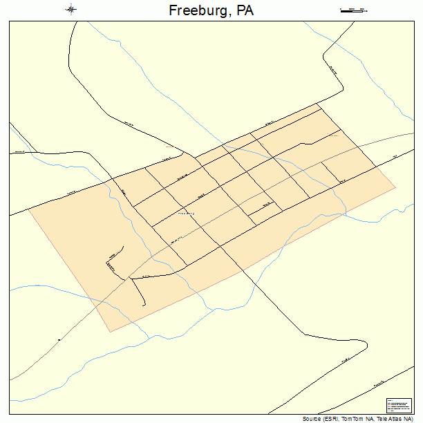Freeburg, PA street map