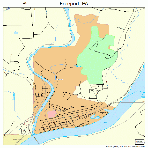 Freeport, PA street map