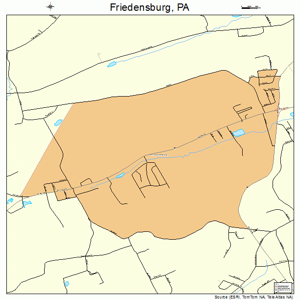 Friedensburg, PA street map