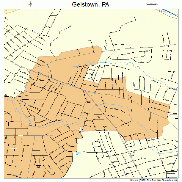 Geistown, PA street map