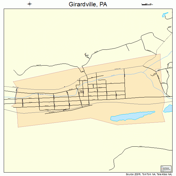 Girardville, PA street map