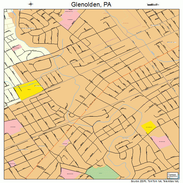 Glenolden, PA street map