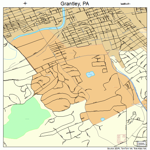 Grantley, PA street map
