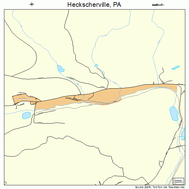 Heckscherville, PA street map