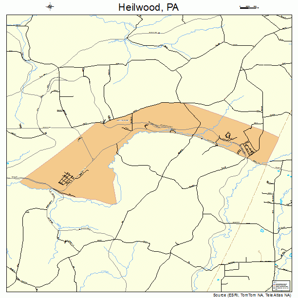 Heilwood, PA street map