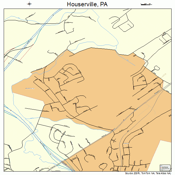 Houserville, PA street map