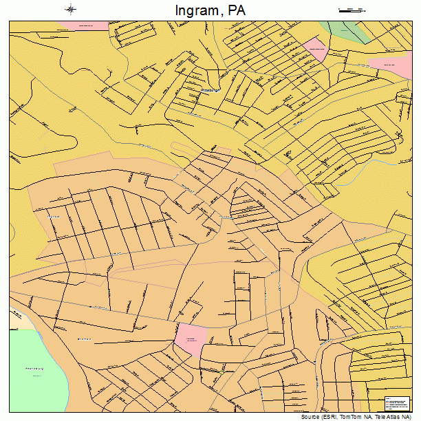 Ingram, PA street map
