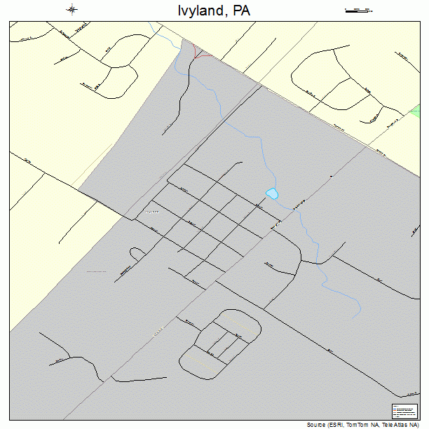 Ivyland, PA street map