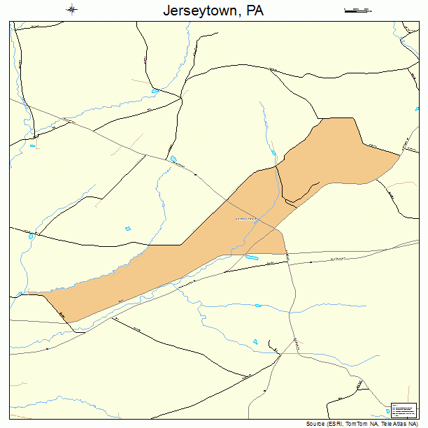 Jerseytown, PA street map