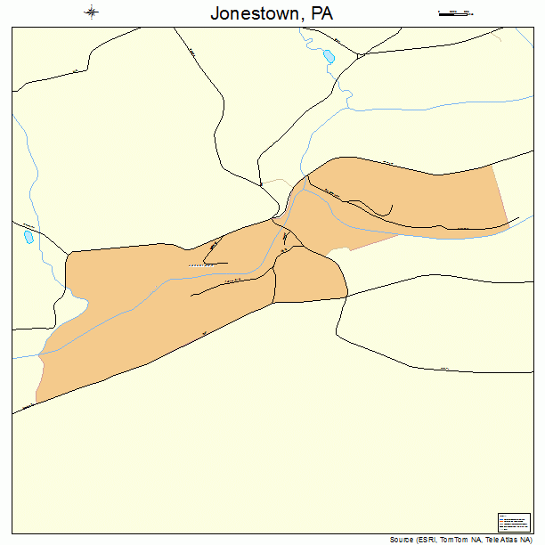 Jonestown, PA street map