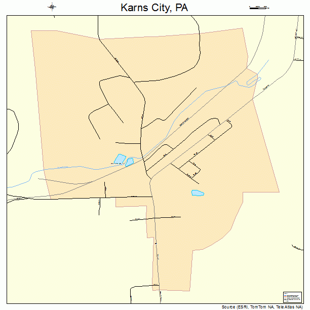 Karns City, PA street map
