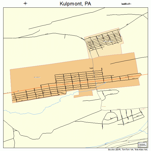 Kulpmont, PA street map