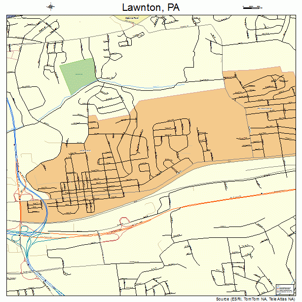 Lawnton, PA street map