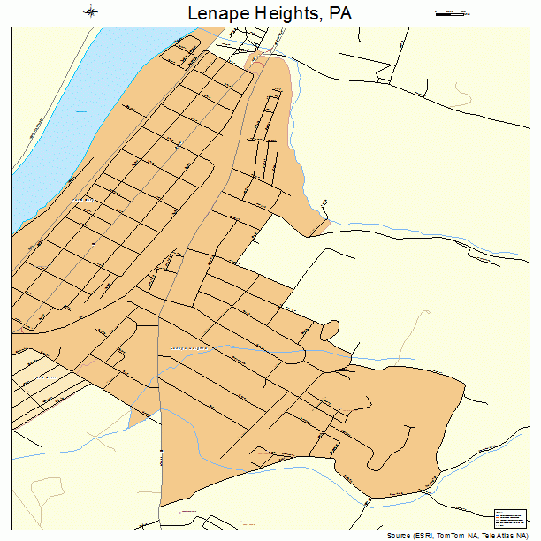 Lenape Heights, PA street map
