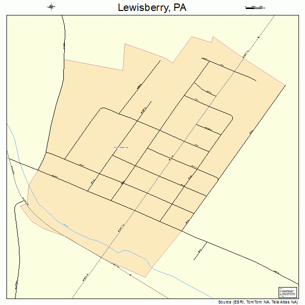 Lewisberry, PA street map