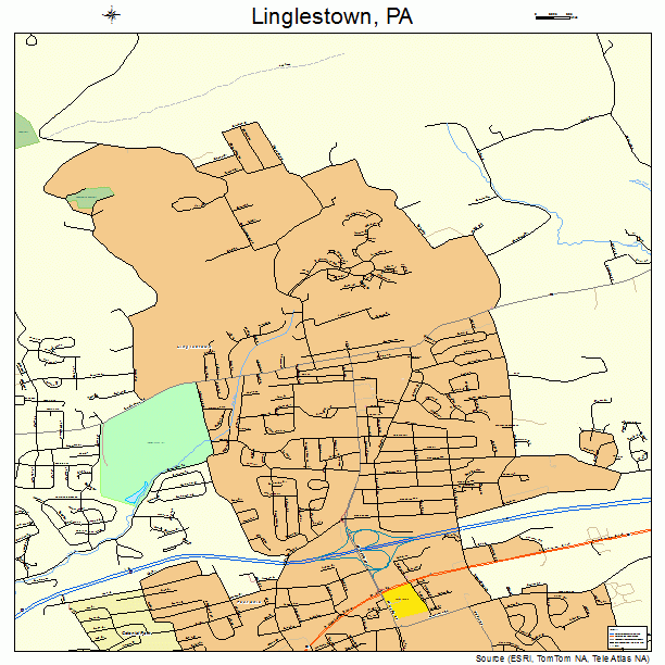 Linglestown, PA street map