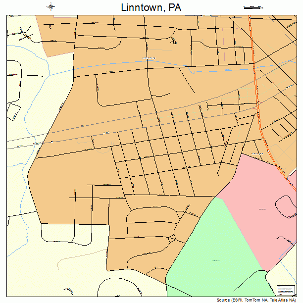 Linntown, PA street map