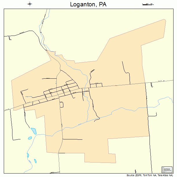 Loganton, PA street map